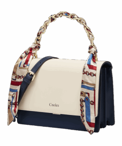 Cnoles Genuine Leather Ribbons Chain Crossbody Bags 3