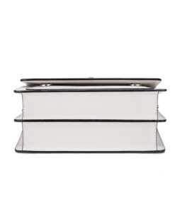 Cnoles White Color Leather Crossbody Bags 4