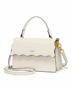 Cnoles Off-white Petal Pattern Bag Messenger Bag