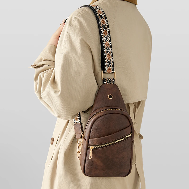 Chest Bag Sling Bag for Women Crossbody Fanny Packs - Image 3