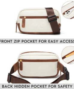 Cnoles Belt Bag for Women Fanny Pack Crossbody Bags - Image 3