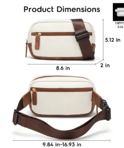 Cnoles Belt Bag for Women Fanny Pack Crossbody Bags - Image 6
