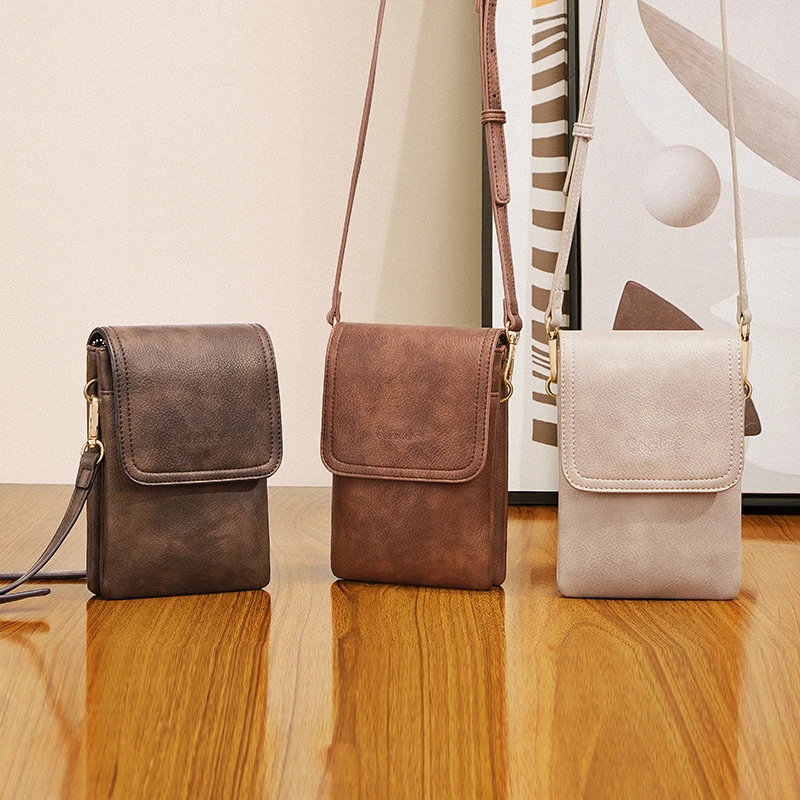 Cnoles Crossbody Purses for Women Women's Trendy Leather Crossbody Bags - Image 2