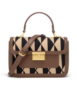 Alternative view of Cnoles Fashion Checkerboard Vintage Women Shoulder Bag