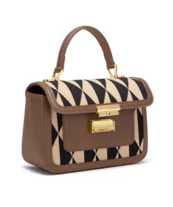 Cnoles Fashion Checkerboard Vintage Women Shoulder Bag - Image 4