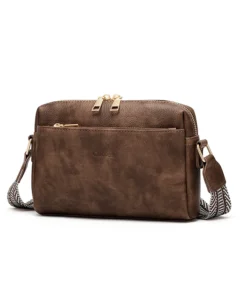 Cnoles Small Crossbody Purse for Women Zip Cell Phone Leather Handbag - Image 5