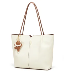 Alternative view of Cnoles Women Commuter Versatile Tote Bag Bear Decoration