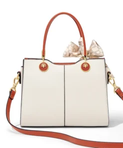 Cnoles Women Elegant Handbags Versatile Simple Retro Gentle Bow Tie - Image 5