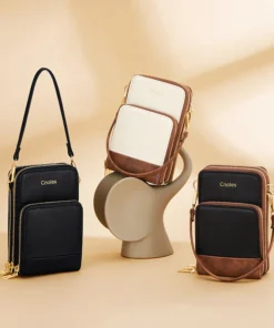 Leather Women Small Crossbody Bag Fashion Trendy Travel Designer - Image 4