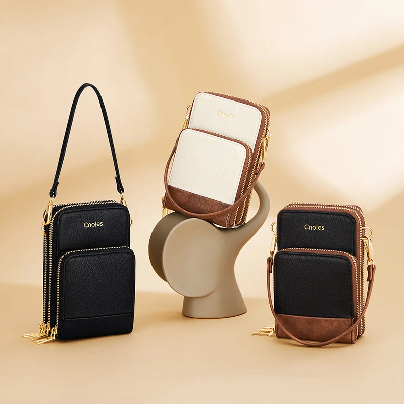 Leather Women Small Crossbody Bag Fashion Trendy Travel Designer - Image 4