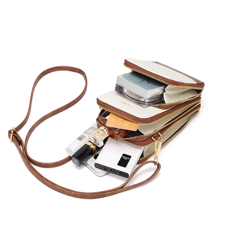 Leather Women Small Crossbody Bag Fashion Trendy Travel Designer - Image 6