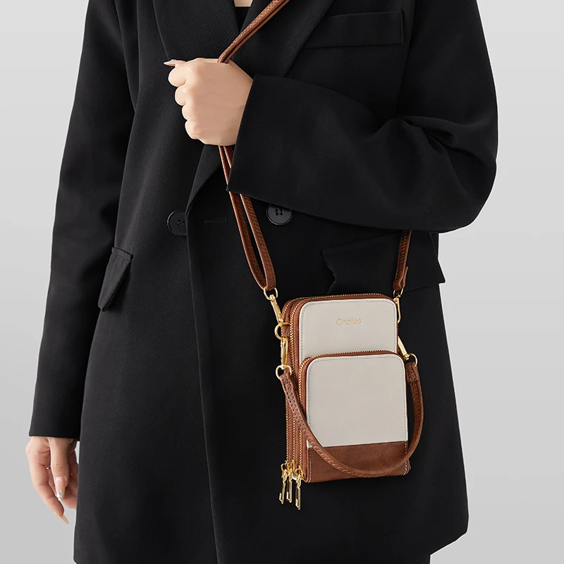 Small Crossbody Bag for Women Leather Fashion Trendy - Image 3