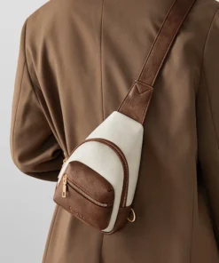 Alternative view of Small Sling Bag for Women Chest Bag Leather Fanny Pack Crossbody