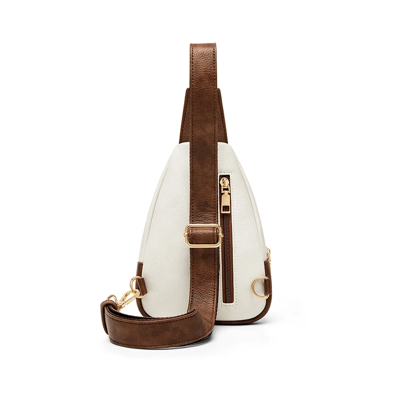 Small Sling Bag for Women Chest Bag Leather Fanny Pack Crossbody - Image 5