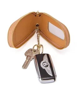 Vintage Small Key Bag Leather Men Women Mini Wallet - Image 6
