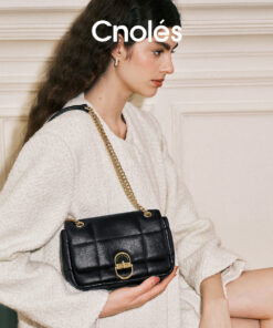Cnoles Chain Underarm Bag – Black (Style 2)