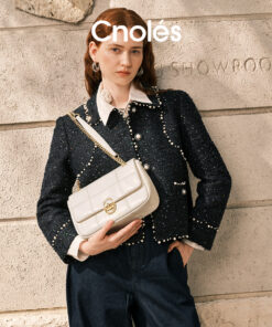 Cnoles Chain Underarm Bag – Cream
