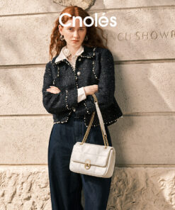 Cnoles Chain Underarm Bag – Cream