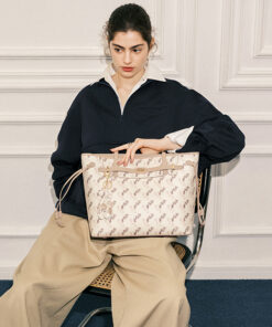 Cnoles Monogram Large Commuter Shoulder Tote