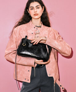 Cnoles Cowhide Baguette Bag