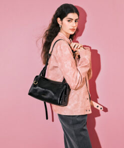 Cnoles Cowhide Baguette Bag