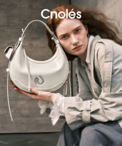 Cnoles Crescent Moon Underarm Bag – Ivory