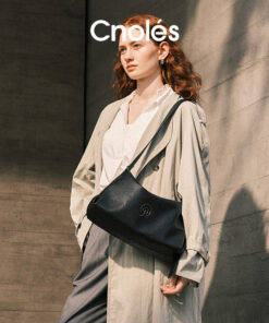 Cnoles Slouchy Star Hobo Bag – Black