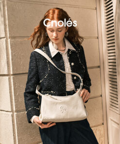 Cnoles Slouchy Star Hobo Bag – Ivory