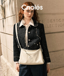 Cnoles Slouchy Star Hobo Bag – Ivory