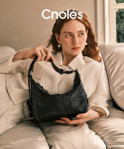 Cnoles Dawn Breeze Underarm Hobo Bag – Black