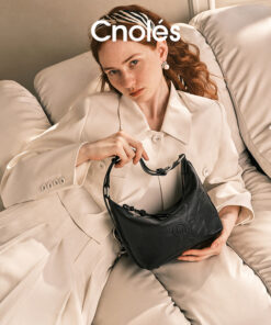 Cnoles Dawn Breeze Underarm Hobo Bag – Black