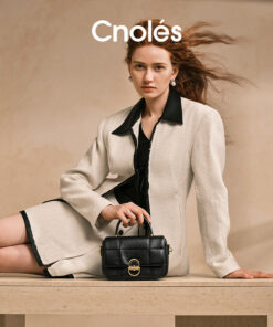 Cnoles Quilted Chain Crossbody Bag