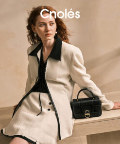 Cnoles Quilted Chain Crossbody Bag