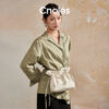 Cnoles Whisper Drawstring Pouch Bag – Ivory
