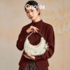 Cnoles Breeze Crescent Underarm Bag – White