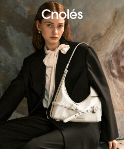 Cnoles Azure Hobo Bag – White