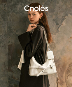 Cnoles Azure Hobo Bag – White