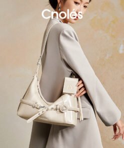 Cnoles Azure Hobo Bag – White