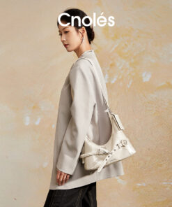 Cnoles Azure Hobo Bag – White