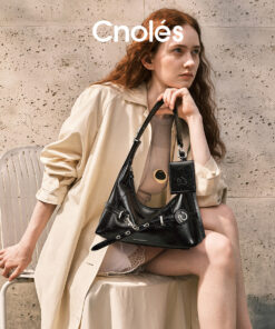 Cnoles Azure Hobo Bag – Black