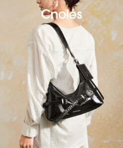 Cnoles Azure Hobo Bag – Black