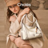 Cnoles Sweet Bean Slouchy Hobo Bag – Cream