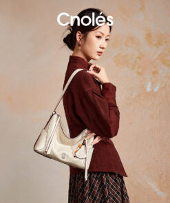 Cnoles Sweet Bean Slouchy Hobo Bag – Cream