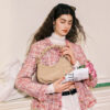 Cnoles Satin-Touch Cloud Shoulder Bag