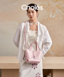 Cnoles Cardamom Pink Basket Bag
