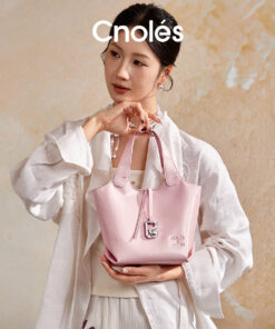 Cnoles Cardamom Pink Basket Bag