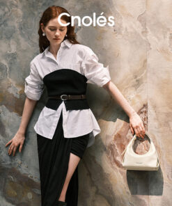 Cnoles Top-Handle Crescent Bag