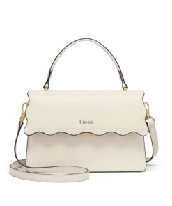 Cnoles Off-white Petal Pattern Bag Messenger Bag 2