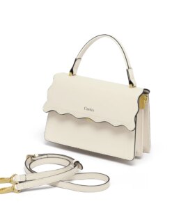 Cnoles Off-white Petal Pattern Bag Messenger Bag 5
