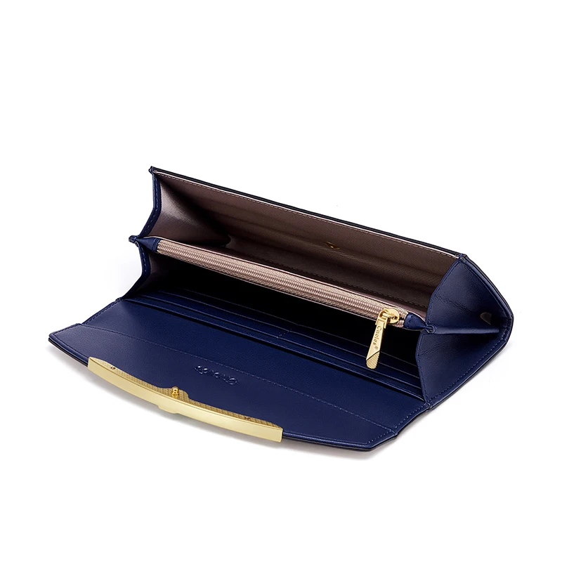 Cnoles Luxury Women Wallets 2022 Female Large Long Purse Card Holder 6